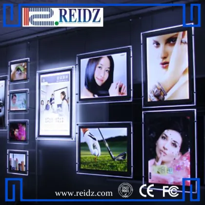 Promotional illuminated lighting box sign