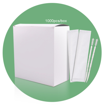 Budget-Friendly Large Family Pack: 1000pcs/Box Disposable Plastic Toothpicks