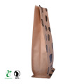 Bolsa inferior de la caja de papel compostable Ziplock de los alimentos para la fábrica de café China