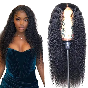 Cheap Wholesale Raw Indian Water Wave Virgin Cuticle Aligned Human Hair Wigs Lace Frontal Wigs 13x4 Lace Front Human Hair Wig