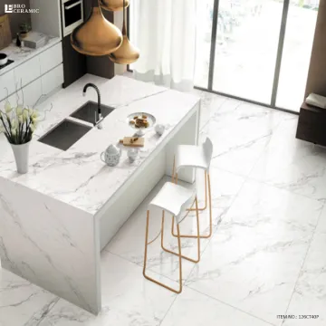 Carrara White Polished Porcelain Tiles 600x1200