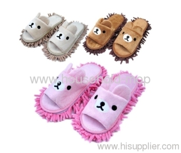 Slippers For Microfibre Chenille Lazy Man Floor Cleaning Slipper 