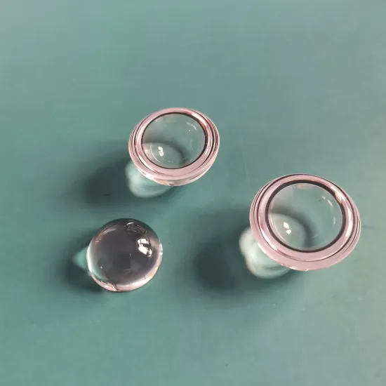 Polished Quartz Half Ball Lenses with Diameters 1mm to 5mm