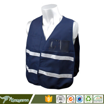 Polyester Fabric Cheap Blue 3M Reflective Vests