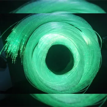 Colorful Fiber Optic Sensory Room Kit with Lights and Strands