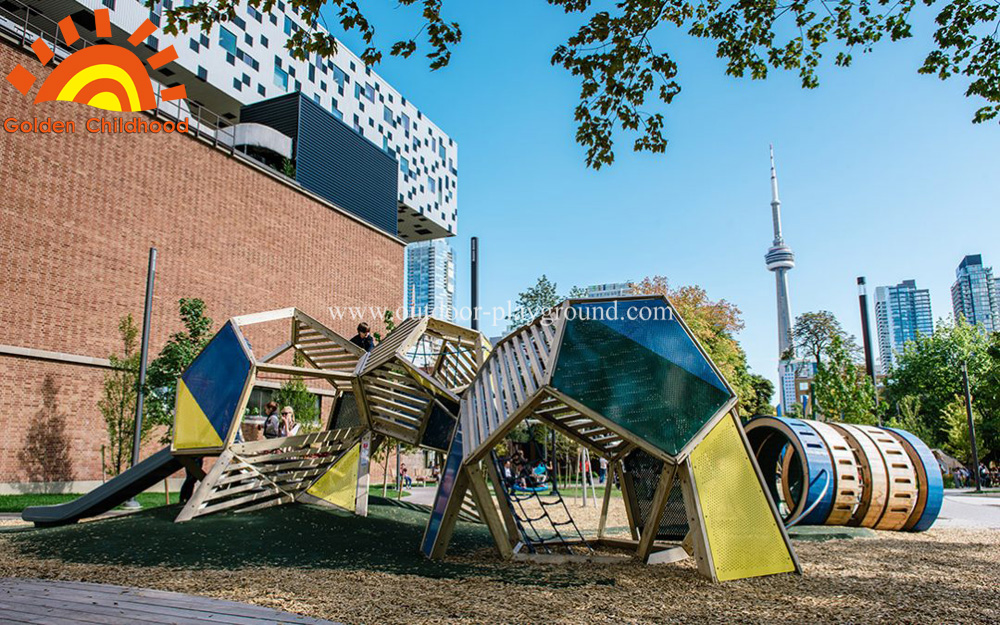 outdoor playground structure for children