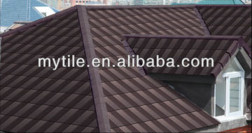 Flat concrete roof tile