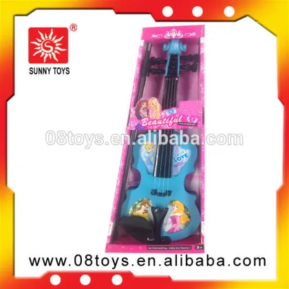 Lovely kid's plastic pink violin toy plastic violin