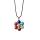 Collier pendentif Rainbow Yoga Chakra