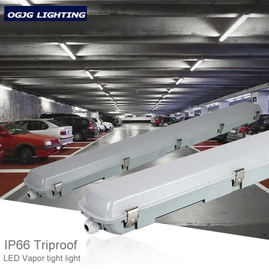 1200mm and 1500mm Garage Parking LED Tri-proof Motion Sensor Waterproof Lamp