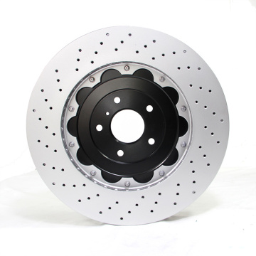 Power Stop AR84000 Floating Aluminum Center Hat Modified Kits for Tesla Model S Front Brake Disc Rotor