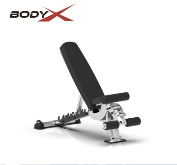 MULTI-ADJUSTABLE 45 DEGREE HYPEREXTENSION AB DOMINAL BENCH