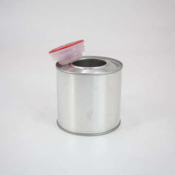 OEM 400ml chemicals metal container round tin can