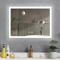 التصميم الحديث جدار مستطيل LED مرآة الحمام
