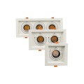 Retrofit Triple Square 3 * 30w dimmable anti-shlare