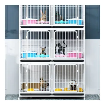 3 Layers Tube Pet Breeding Cage - Veterinary Cat Cages For Sale