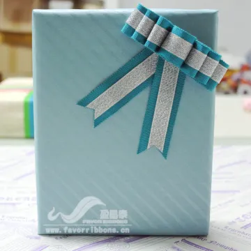 Whloesale hat ribbon glitter celebrate packing bows