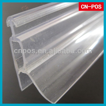 supermarket pvc profiles transparent for display holding                        
                                                Quality Choice