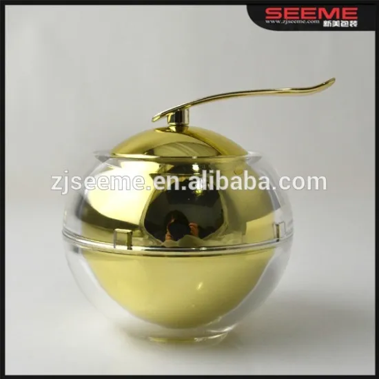 Free samples acrylic cream jar with spoon; empty cosmetics packaging; empty plastic cosmetics packging