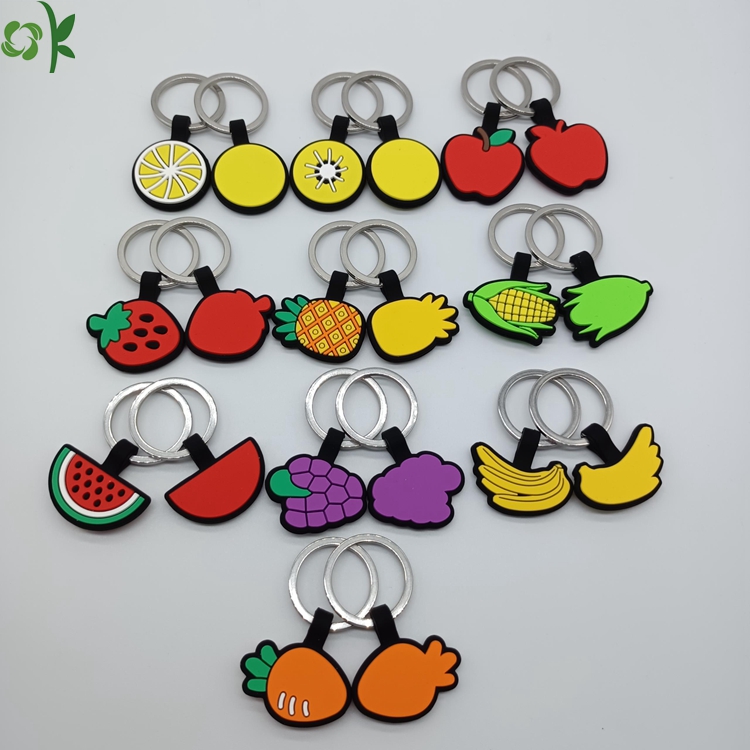 Silicone Protective Case With Key Ring Anti-Lost Keychain