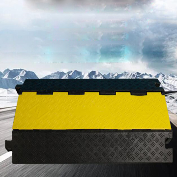 Outdoor PVC Yellow Jacket Cross Rubber Cord Protector for Ramp Wire Extension Cover and Traffic Speed Bumps" 

However, to make it more concise and SEO-friendly, you might consider:

"PVC Yellow Jacket Rubber Cord Protector for Ramp Wire & Traffic Bumps