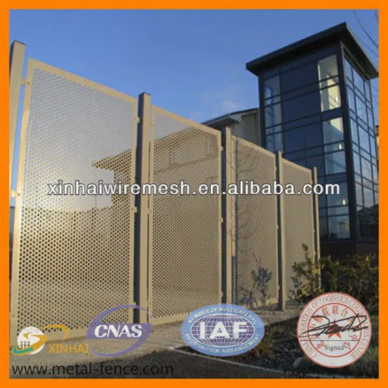 Hot sale!!! High quality perforated sheet fence