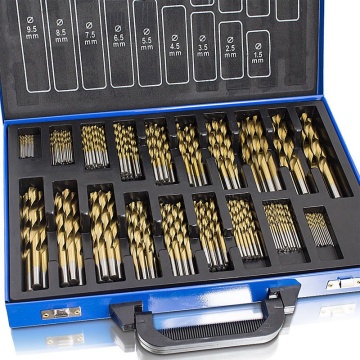 Rolled Edge Ground Cobalt Metric Drill Bit Set