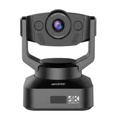 Aoni 4K HD Optic USB Conference Camera with Auto Tracking and Built-in Microphone