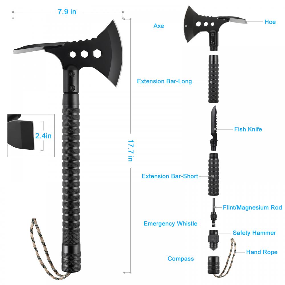 Solid Metal Axe Head