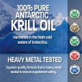 Cápsulas blandas de aceite de krill natural