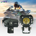 Hjg 12V Mini Drive Heavy Motorcycle/Car Auxiliary Heat Fog Spot Light Motorbike Spotlights