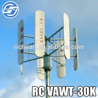 new vertical wind generator china wind vertical turbine 30kw