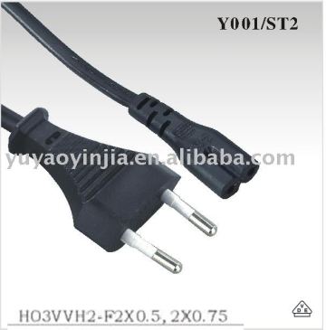 European power cord/power supply cord/ VDE power cord