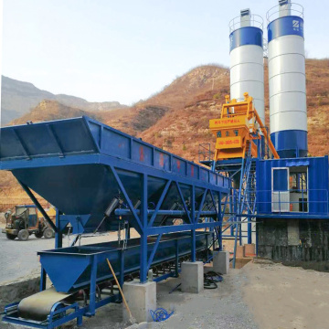 HZS35 autoclaved automatic bucket concrete batching plants