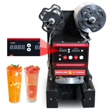 Fully Automatic Cup Sealing Machine for Hot Drink Cups (Plastic/Paper)