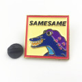 Enamel Custom Logo Letter Pin Badge