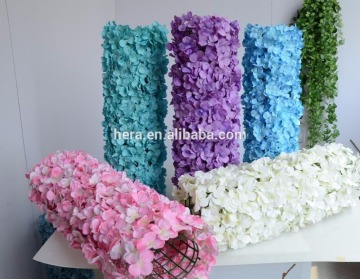 white hydrangea Artificial Flower Backdropand for wedding decoration HQ-623