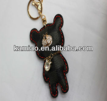 fashion bear crystal accessory pendant