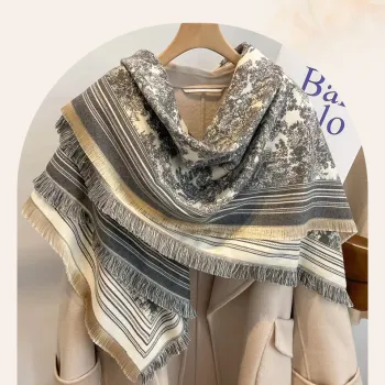 Women's Winter Thick Warm Imitation Cashmere Scarf - Stylish and Elegant Cape Scarf
