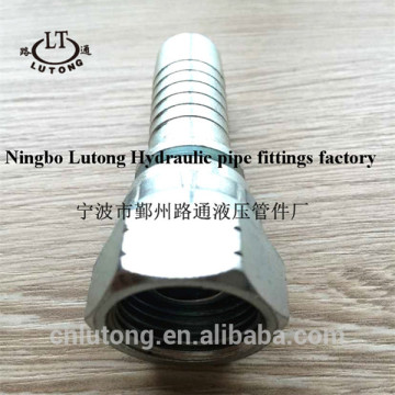 SAE J 516 Swaged zinc plate pipe fittings NPSM FEMALE 60 DEGREE CONE
