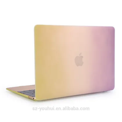 New Fashion Design rainbow color for apple computer covers