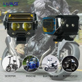 LED Motorcycle Headlights: White and Yellow Spotlights, Mini Fog/Driving Auxiliary Lights