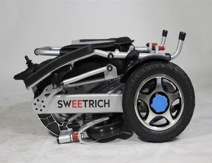 Mobility portable folding wheelchair
