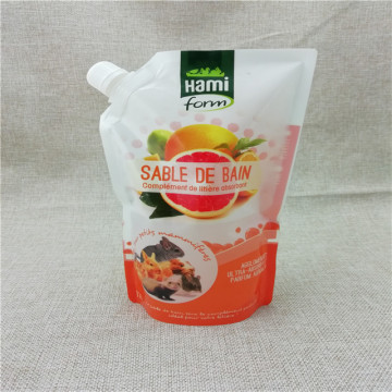 Gravure printing laminated material stand-up pouch