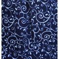 Sport estampado para hombres pantalones cortos de tablero floral azul oscuro