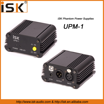 USB output phantom power supply with power adapter and USB cable
