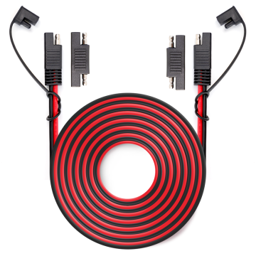 SAE Cable Connectors, Power Cords, and Extension Cables for Motorcycle, RV, Car, and Solar Panels