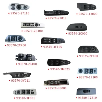Hyundai Kia Power Window Switch and Button Parts