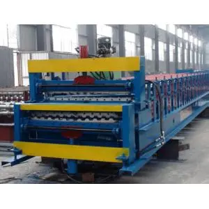 Popular best double layer roof panel roll forming machine