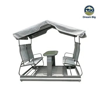 Four Seats Garden Swing Chair